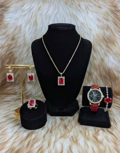Quartz Watches ⌚ and Necklace Set